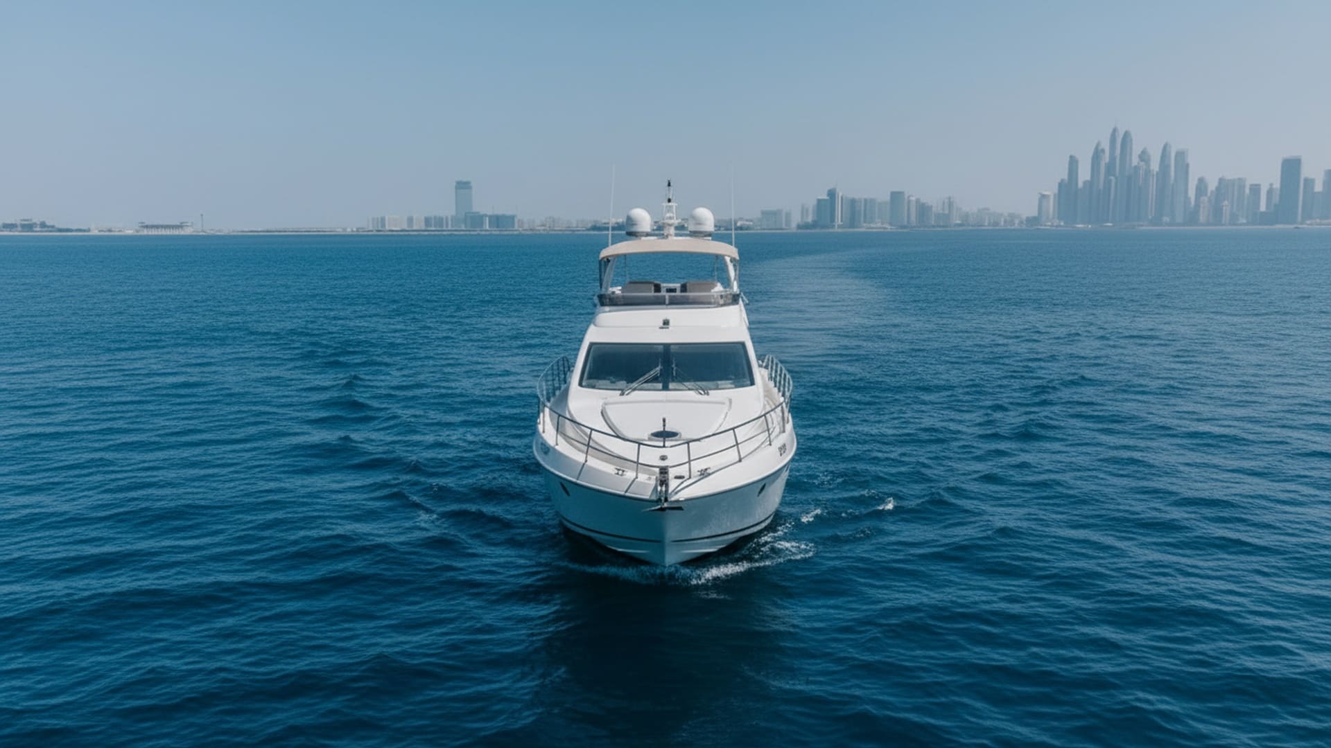 Grand Sanctuary 55 ft spacious deck for premium yacht rental