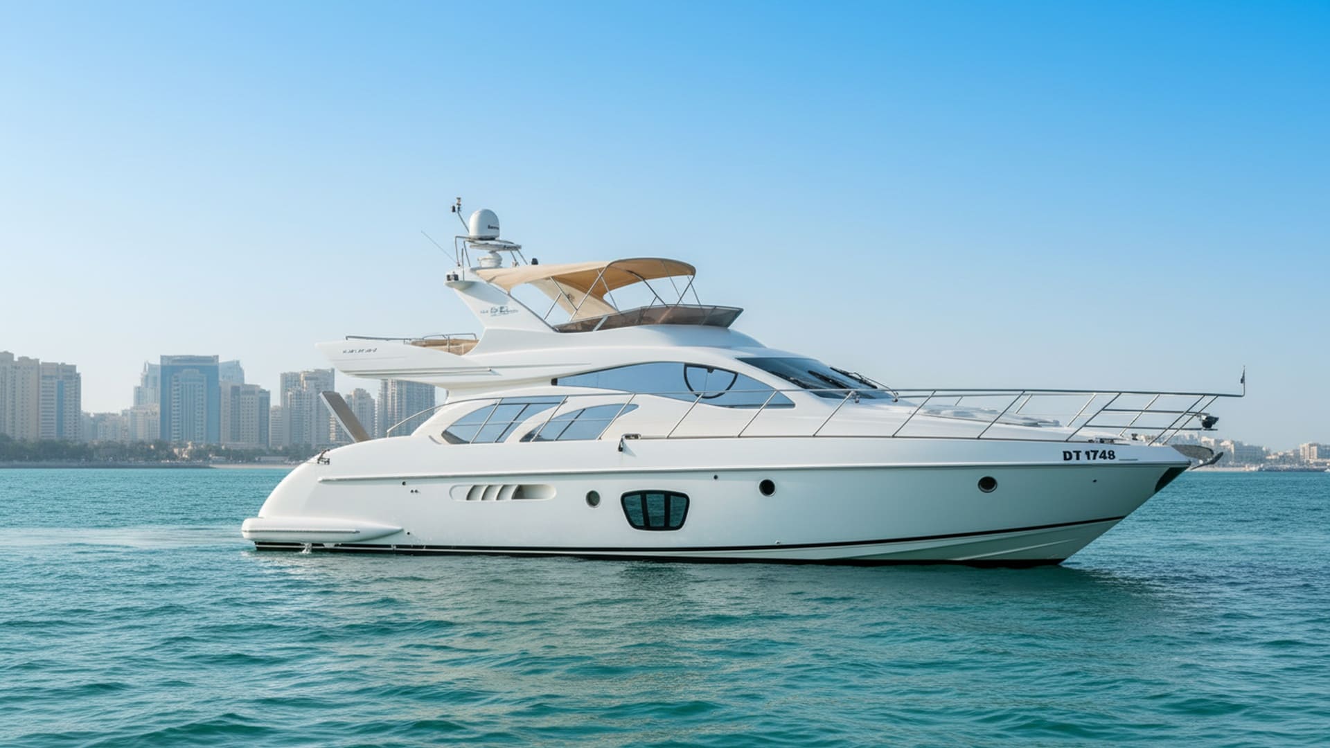 Sapphire Destiny 55 ft yacht charter Dubai