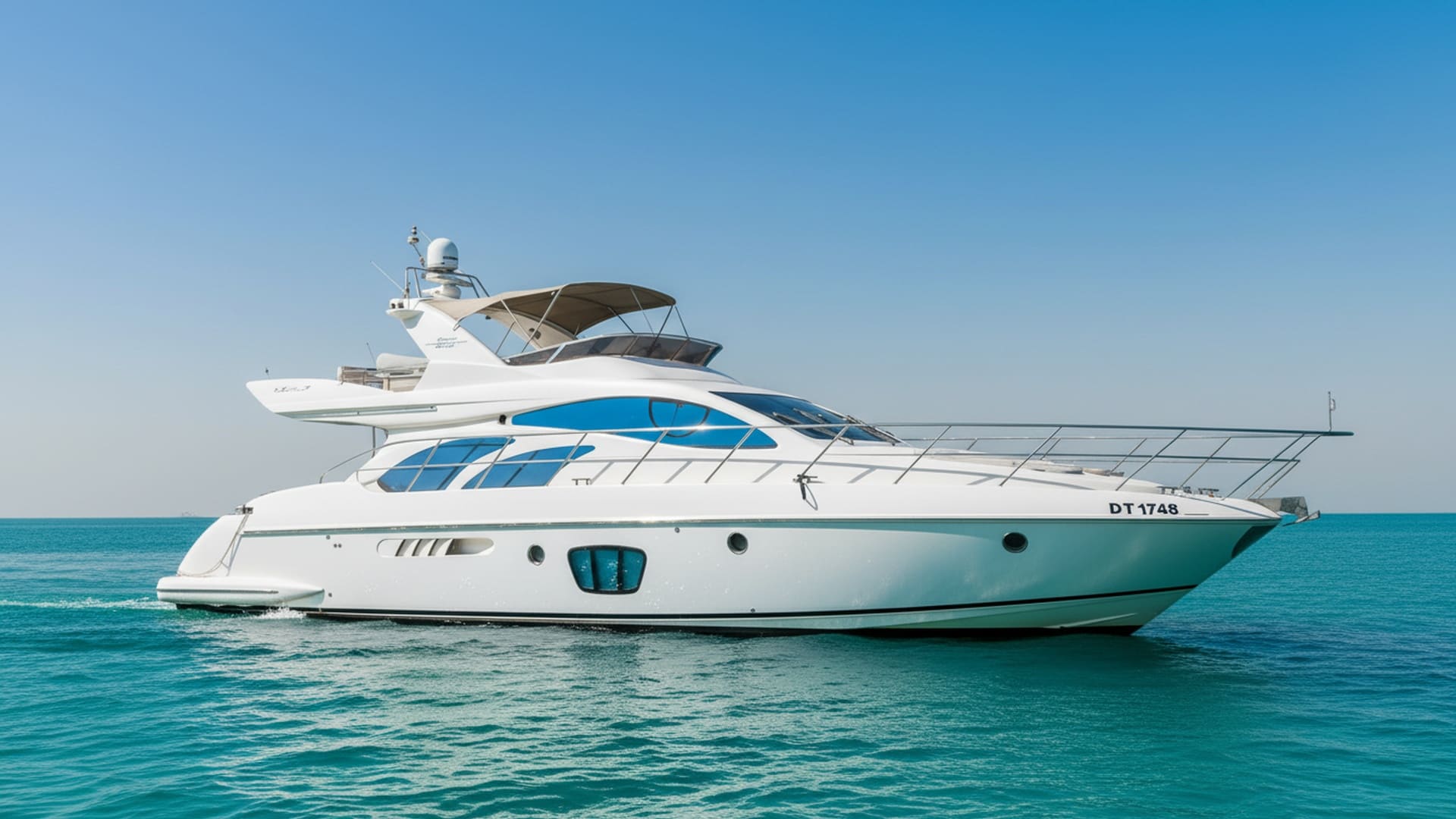 Spirit Breeze 55 ft yacht's sleek exterior design