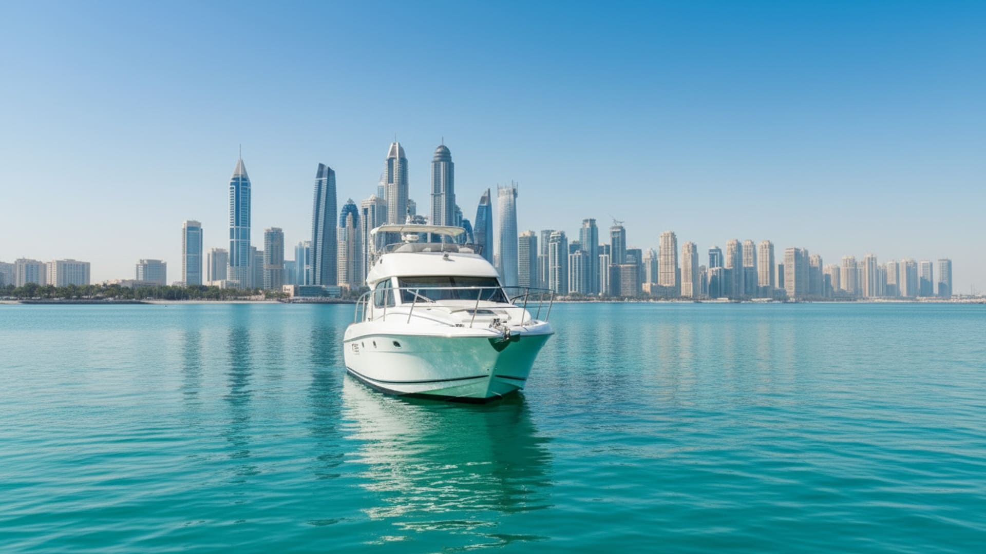 Ruby Ocean 32 ft yacht deck with premium seating