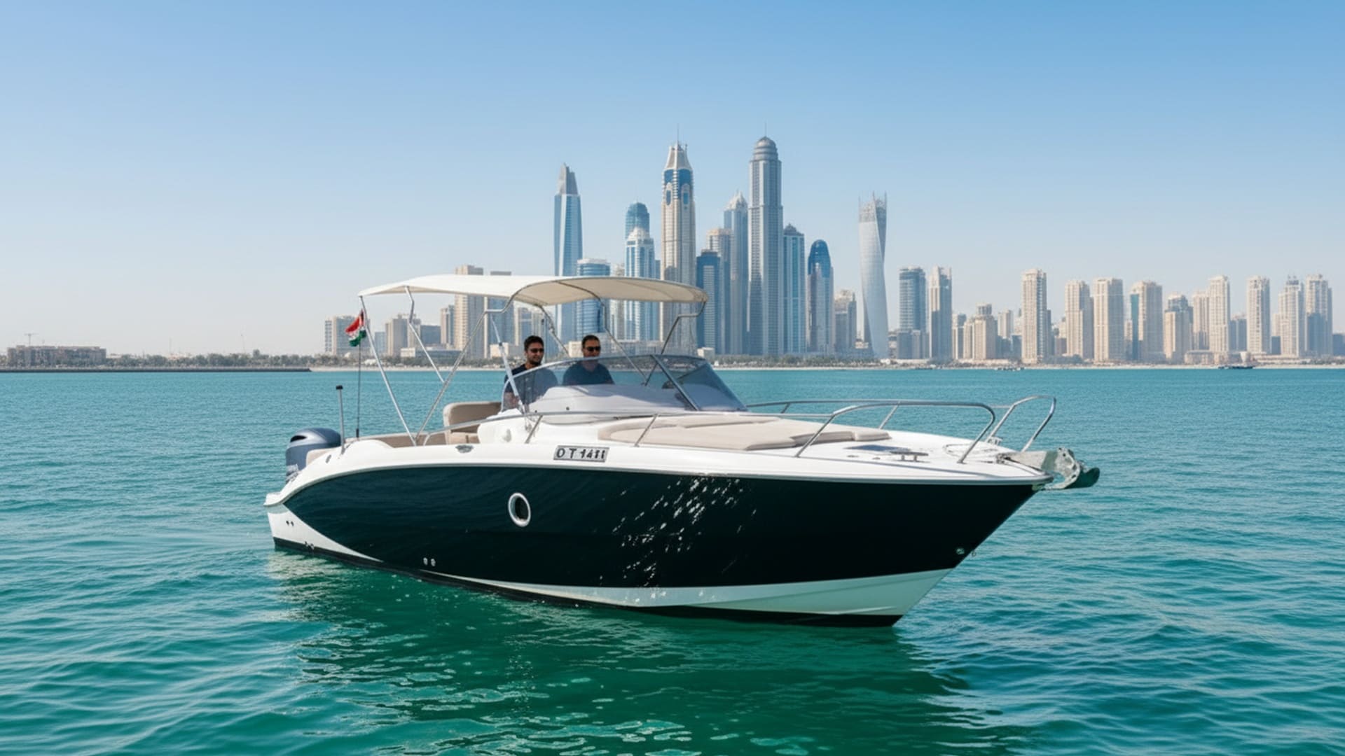 Marina Princess 27 ft deck, comfortable seating area