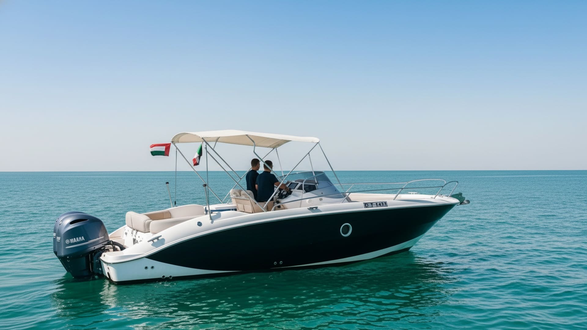 Marina Princess 27 ft yacht exterior, sleek design