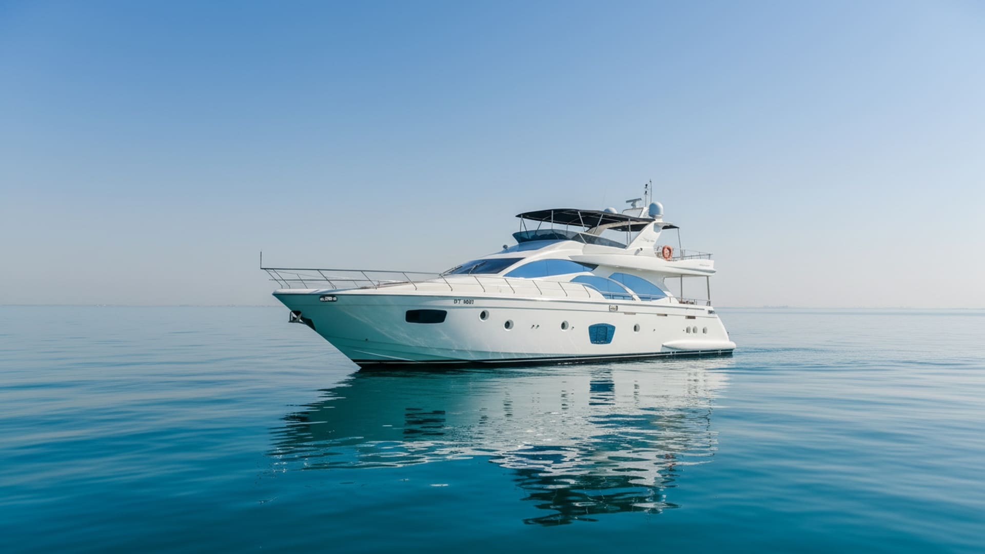 Spirit Paradise 75 ft yacht exterior, sleek design