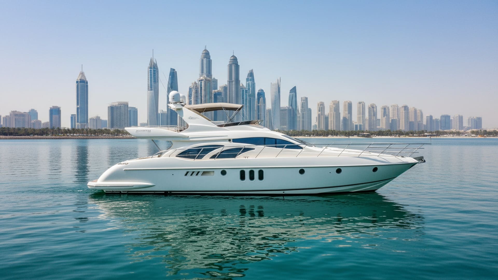 Ocean Wind 62 ft luxury yacht in Dubai Marina