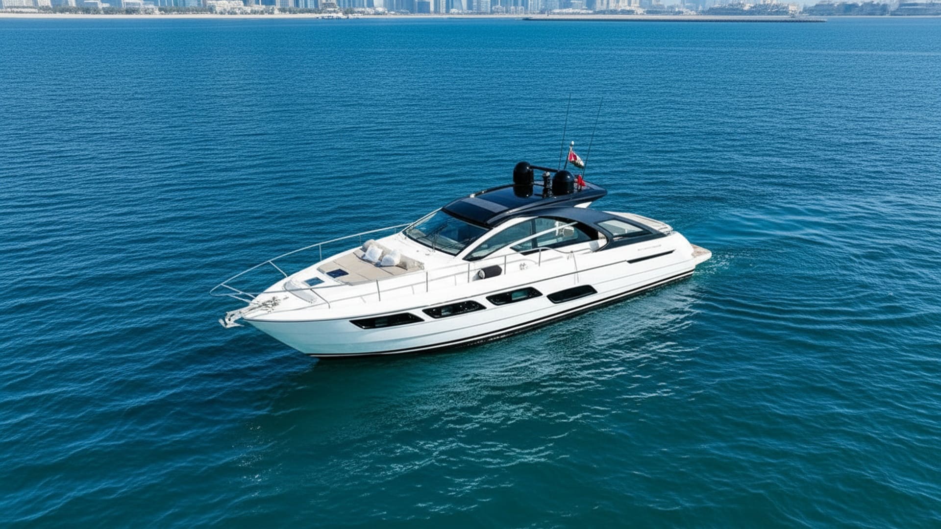 Aerial view of Grand Glory 52 ft in Dubai Marina
