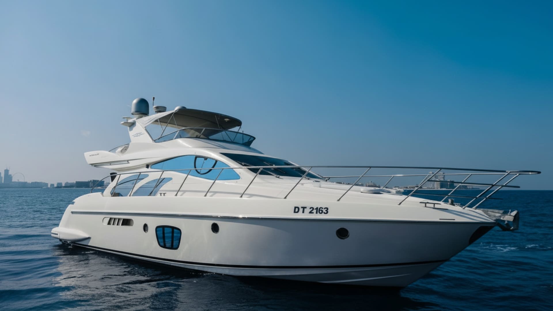 Sapphire Sanctuary 55 ft yacht charter Dubai