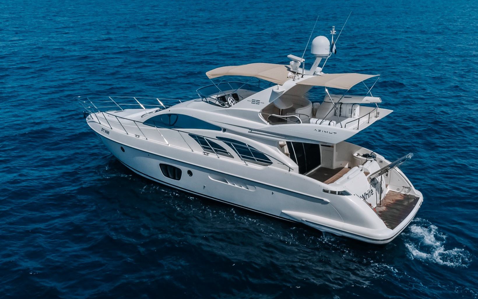 Azimut White Pearl (55 Fuß)